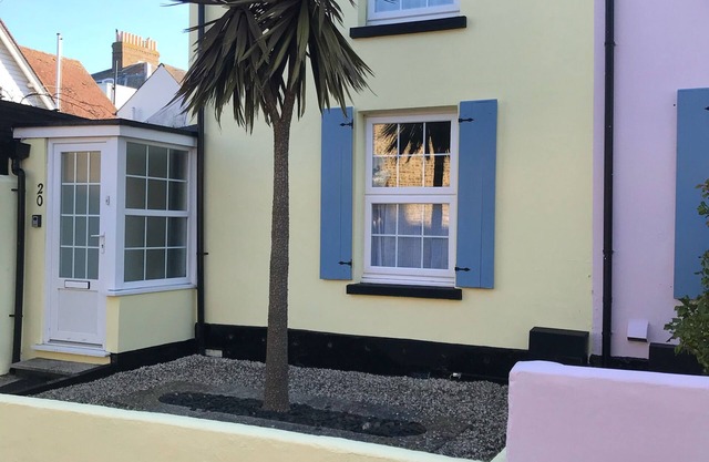 Just a stone’s throw from the beach