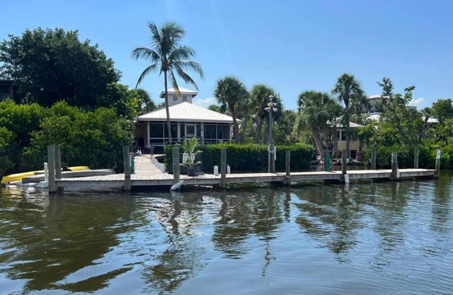 Keep your boat in view from the house! Private dock; boardwalk leads to beach