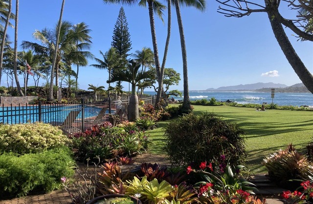 Lae Nani 114 Beautiful Ground Floor Beachfront Condo in Kapa'a!