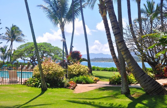 Lae Nani 214. A/C throughout this Ocean Front Condo and only a few steps to the Beach