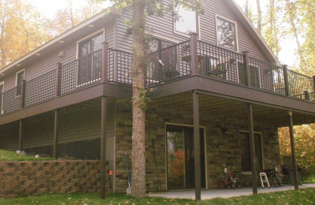 Lake cabin on quiet, private access Luebeck Lake near Itasca State Park .