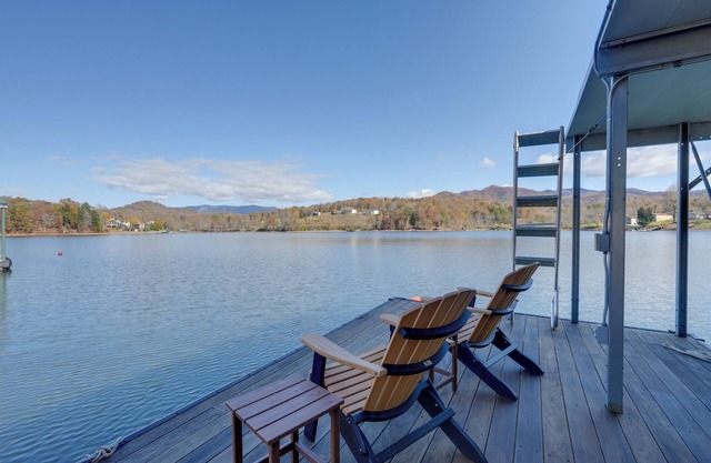 Lake Chatuge Apt w/Boat Dock in Hayesville!