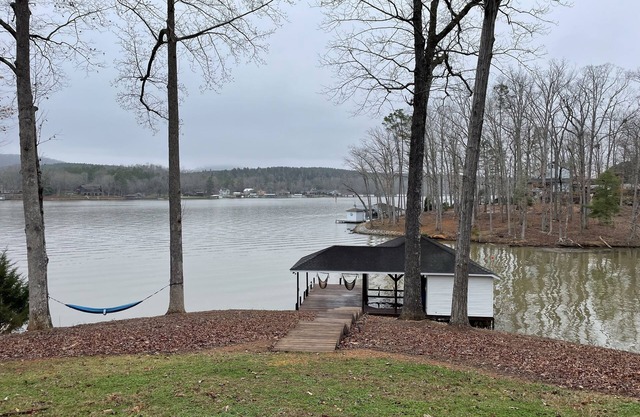 Lake Front House with Dock, Kayaks, and Boat Slip