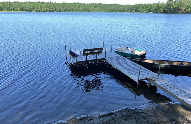 Lake House with Swim Area, Dock, Deck, Canoe, & Paddle Boat - 1BR+, Sleeps 4-6