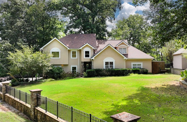 Lake Lanier Waterfront Home with view of Lanier Islands Bridge