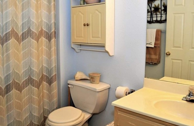 Lake view of the main channel close to all the activities