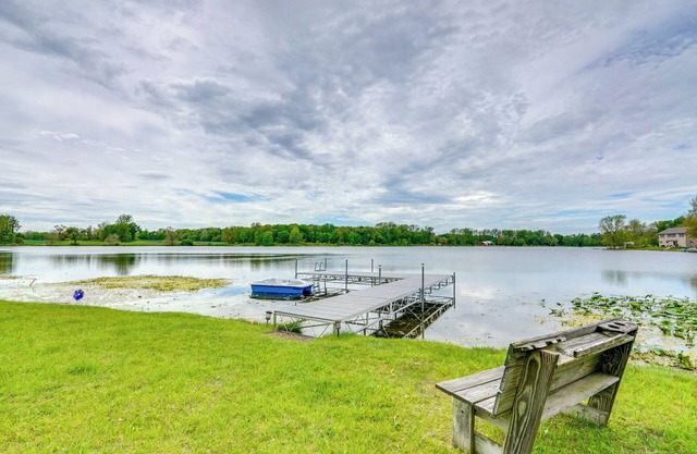 Lakefront Getaway w/Dock in Akron