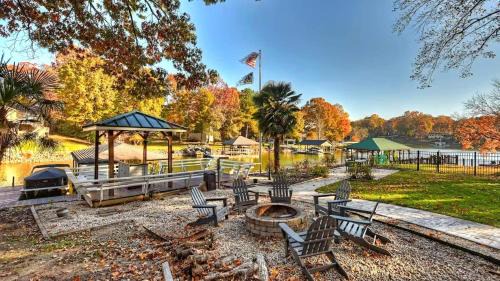 Lakefront Home Private Dock Tiki Bar Firepit Shore to Please by AvantStay