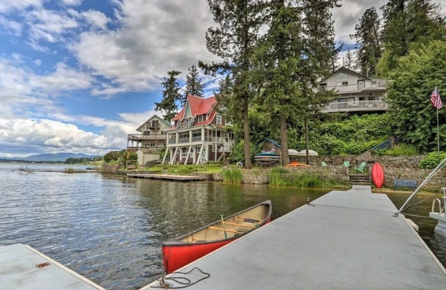 Lakefront Home with Hot Tub, Dock, & Sauna