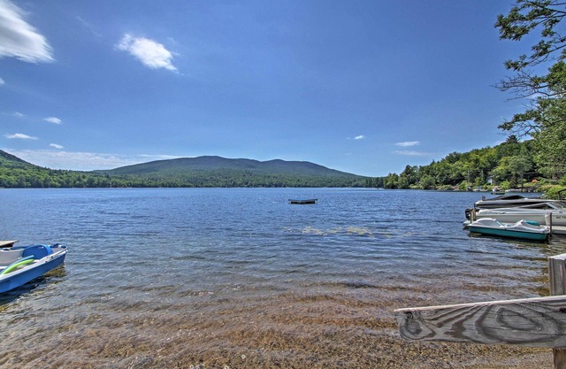 Lakefront Rumney Retreat w/Shared Dock & Beach!