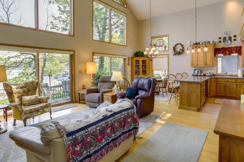 Lakefront Vandalia Home with Boat Dock and Gas Grill!