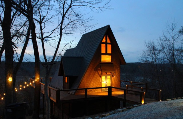 🌟 Lakeview Haven 🌟 A-Frame Treehouse Beaver Lake