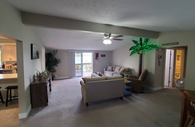 Large lake house with Beach side Tiki BAR