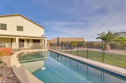 Large Pool and Yard with Bocce Oasis in Coolidge!