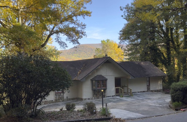 Large Resort Cabin with Breathtaking Mountain Views + Firepit