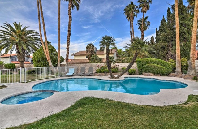 Las Vegas House with Pool and Hot Tub - 1 Mi to Strip!