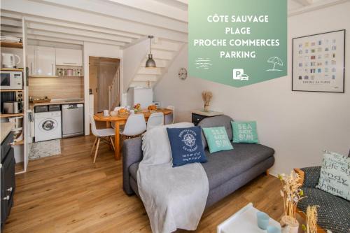 Le Cottage-Côte Sauvage-Plage-Commerces-Parking
