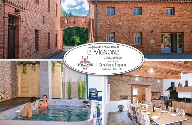 Le Vignoble - Swim spa - Hamman - Sauna - 12 people