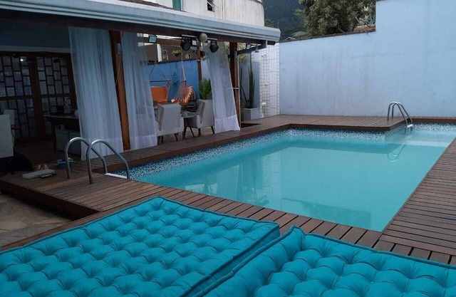 Linda Casa com Piscina e Ótimas Acomodações Super Confortável Ubatuba-sp