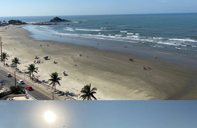 Linda Kitnet in a building facing the sea