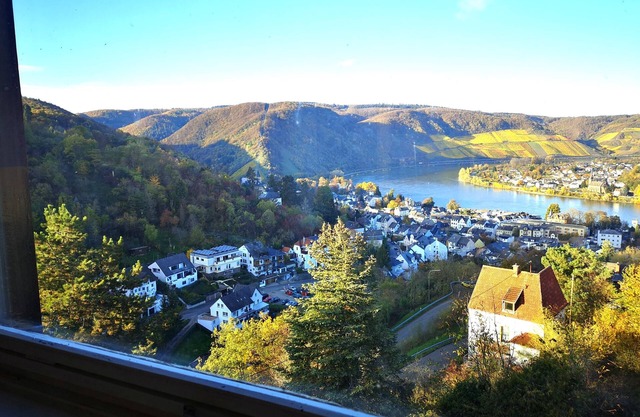 Little Rhine View Château (UG): Great view of the largest loop of the Rhine