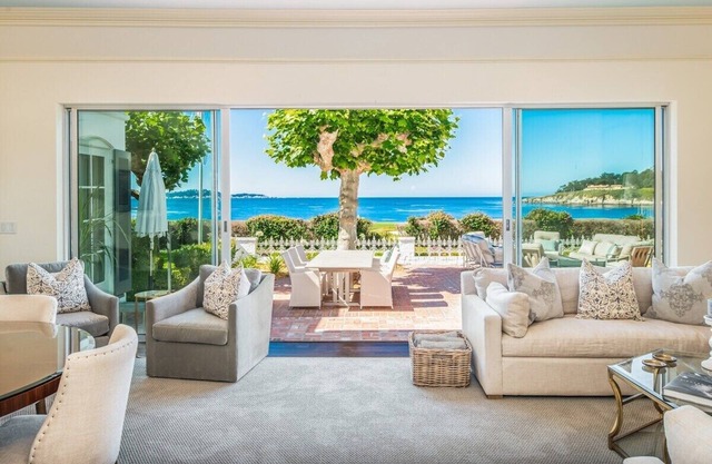 Located on the legendary 18th hole of the famed Pebble Beach Golf Course.