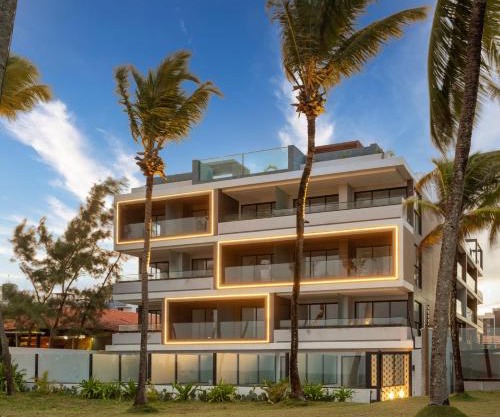 Loft com jacuzzi privativa frente mar do Bessa