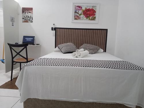 Loft4 COMPLETO AR CANAIS ASSINAT GARAGEM INTERNET prox Aparecida e Industrias