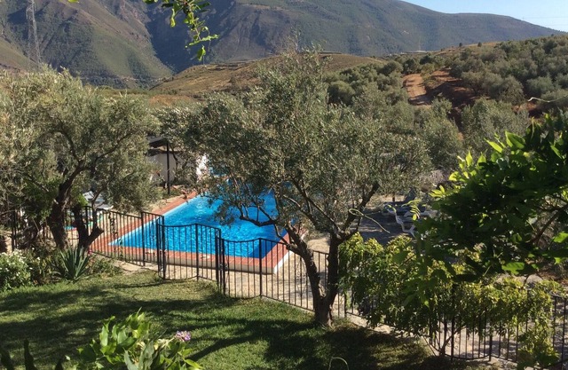 Lovely farmhouse set in private olive groves with mountain views and gated pool