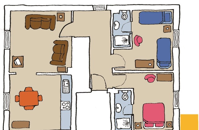 Luccombe View lovely light apartment