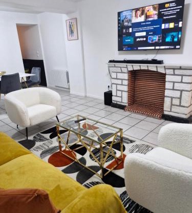 Lumineuse avec jardin