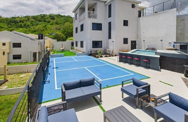 Lux Ocean View Gated with Pickleball & Pool for 12