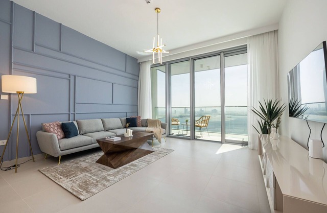 Luxurious 2-Bedroom Apartment with Burj Khalifa & Waterfront Views