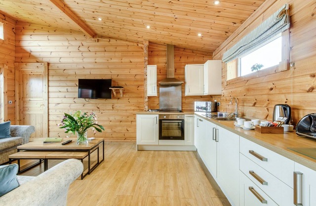 Luxurious and contemporary Finnish log lodge.