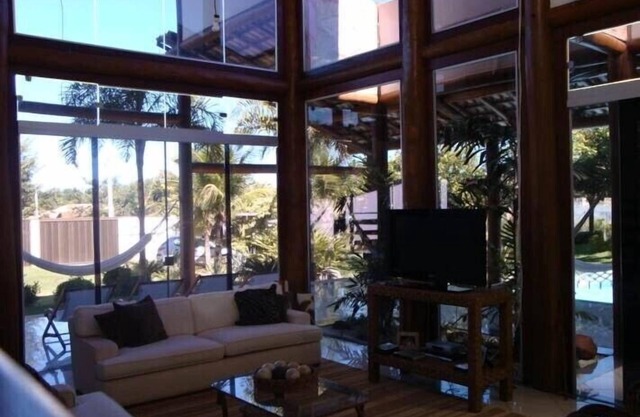 Luxurious beach house.