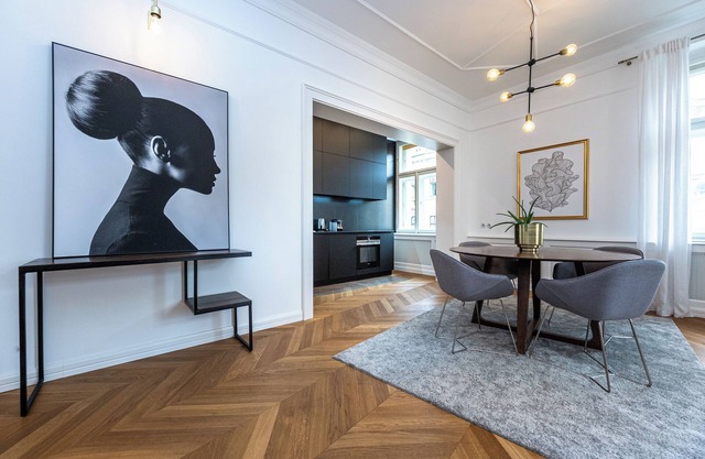 Luxury apartment in the city centre by Vltava River bank
