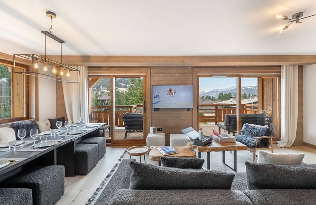 Luxury Apartments at KSAR Residence, Mont d'Arbois, Megève - Close to Ski Lifts & Town Center