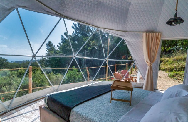 Luxury dome tent in Ikaria Ap'esso 1
