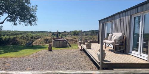 Luxury hot tub lodge in the heart of Pembrokeshire