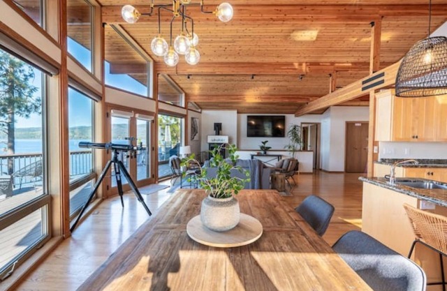 Luxury Lakefront Cd’A Retreat Private Dock