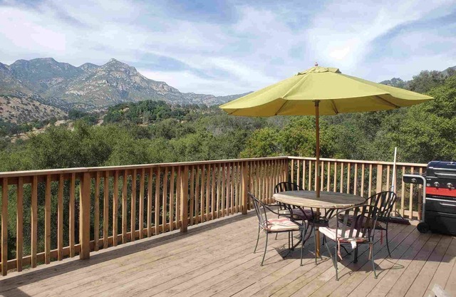 Luxury mountain view property - brand new outdoor deck with amazing view.