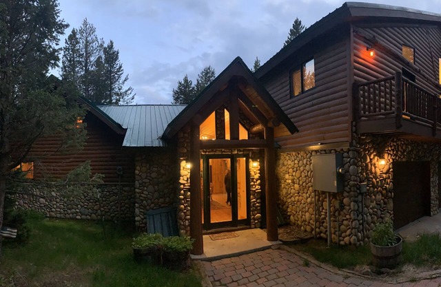 Luxury Water Front Cabin on Island Park Reservoir With Private Bay And Dock