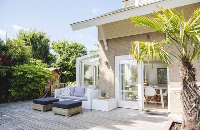 Luxury water villa in quiet location. Boat rental optional.