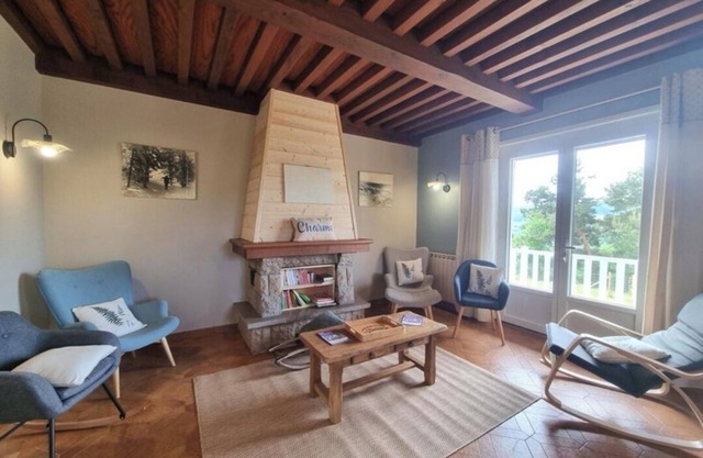 Maison de Campagne Entière Gîte 3 Épis Jardin Extérieur Clos Animaux Admis