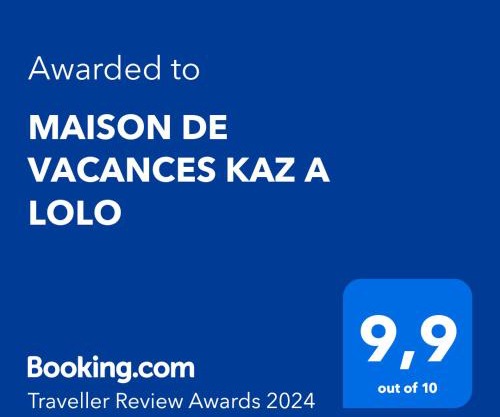 MAISON DE VACANCES KAZ A LOLO