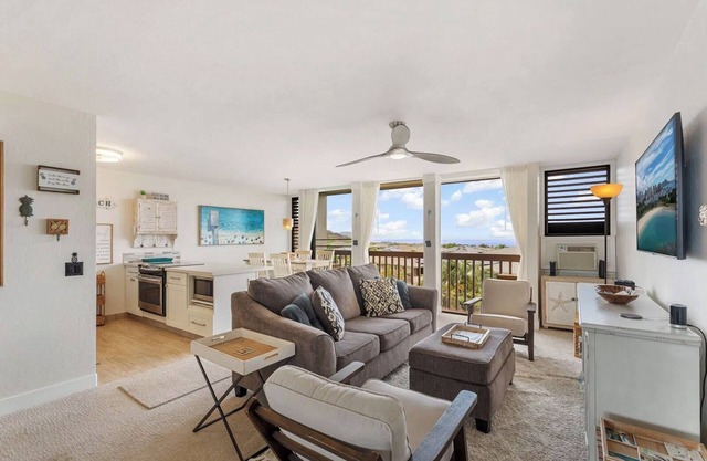Makaha Ocean View - 2 bedroom, 1 bath - family friendly