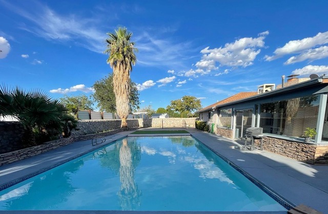 Master suite with pool