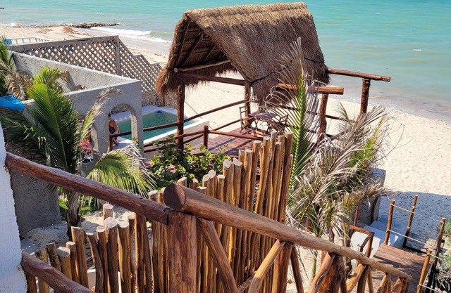 Mayan suite. large ocean view balcony suite, right on the beach