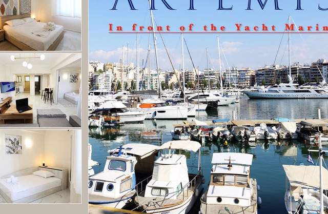 MELMA PROPERTIES- ARTEMIS lower ground apartment in front of the Yacht Marina