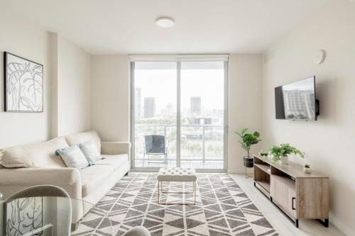 Miami design district, view of the bay - city